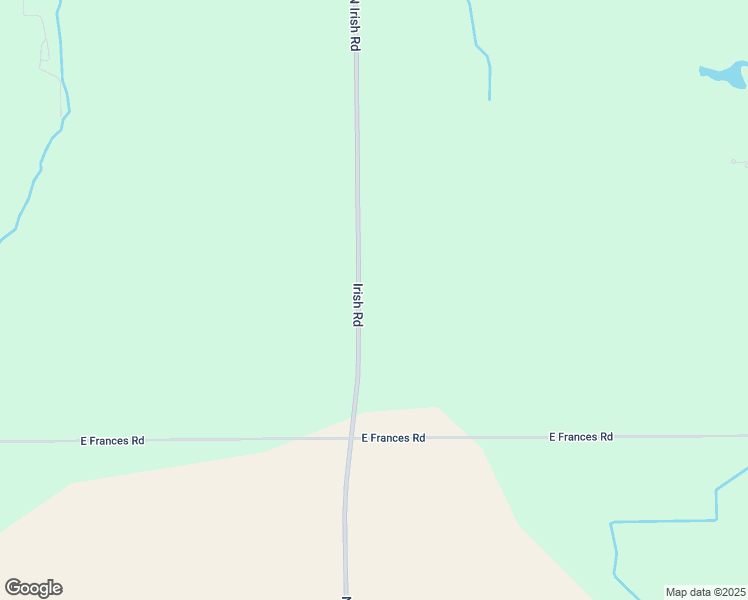 map of restaurants, bars, coffee shops, grocery stores, and more near 9152 North Irish Road in Mount Morris