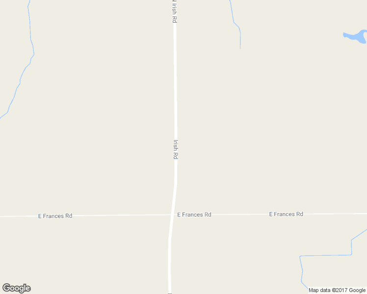 map of restaurants, bars, coffee shops, grocery stores, and more near 9152 North Irish Road in Mount Morris