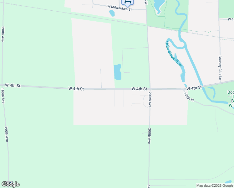 map of restaurants, bars, coffee shops, grocery stores, and more near 3618 West 4th Street in Spencer