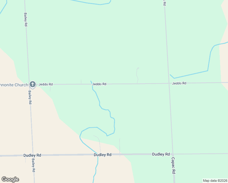 map of restaurants, bars, coffee shops, grocery stores, and more near 15193 Jeddo Road in Brown City