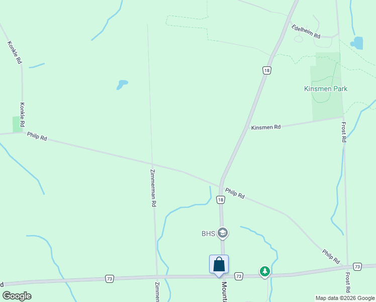 map of restaurants, bars, coffee shops, grocery stores, and more near 5257 Philp Road in Lincoln