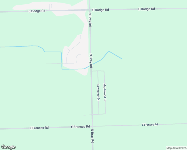 map of restaurants, bars, coffee shops, grocery stores, and more near 9234 North Bray Road in Clio