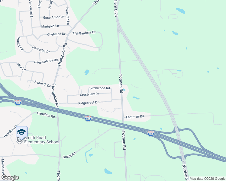 map of restaurants, bars, coffee shops, grocery stores, and more near 7658 Clover Road in Syracuse