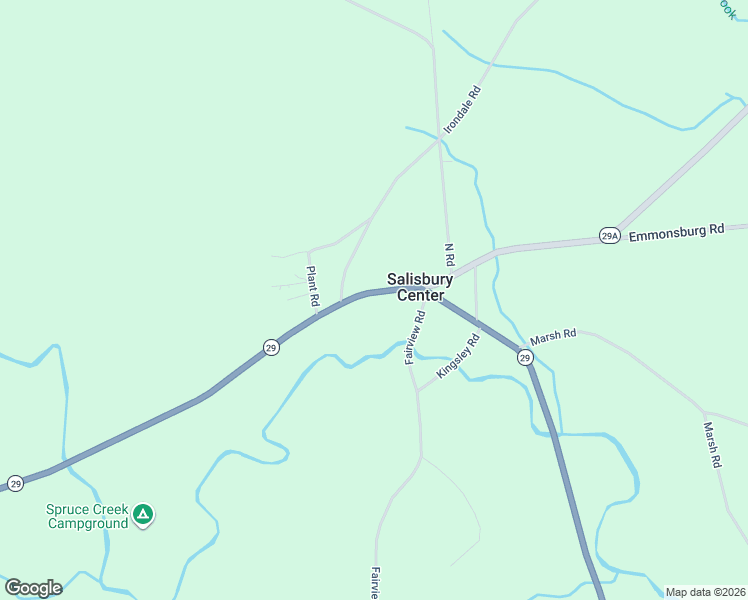 map of restaurants, bars, coffee shops, grocery stores, and more near 2532 New York 29 in Salisbury Center
