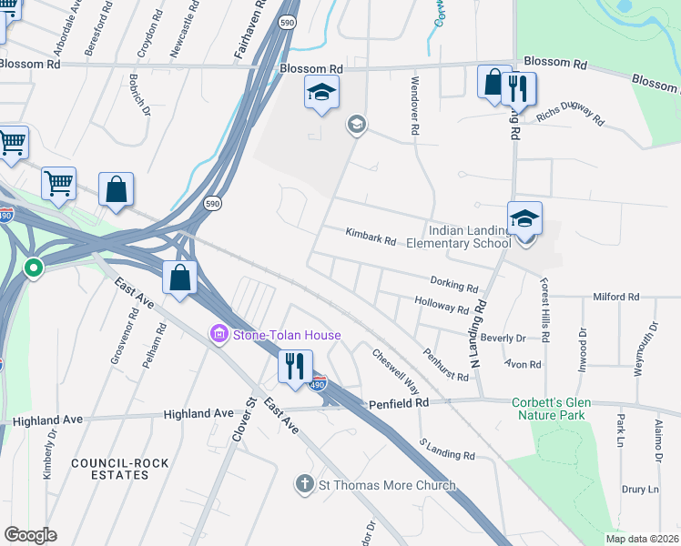map of restaurants, bars, coffee shops, grocery stores, and more near 71 Penhurst Road in Brighton