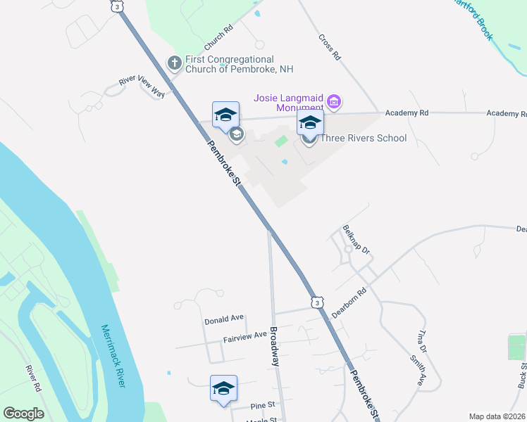 map of restaurants, bars, coffee shops, grocery stores, and more near 246 Pembroke Street in Pembroke