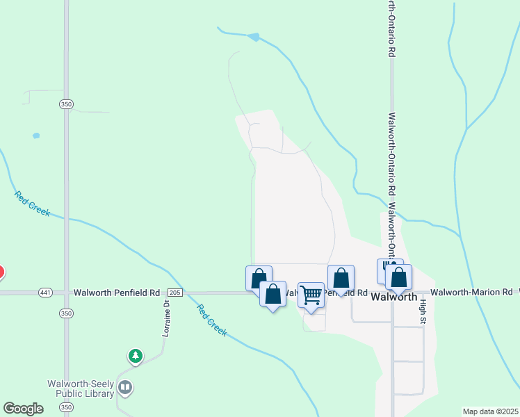 map of restaurants, bars, coffee shops, grocery stores, and more near 3844 Orchard Street in Walworth