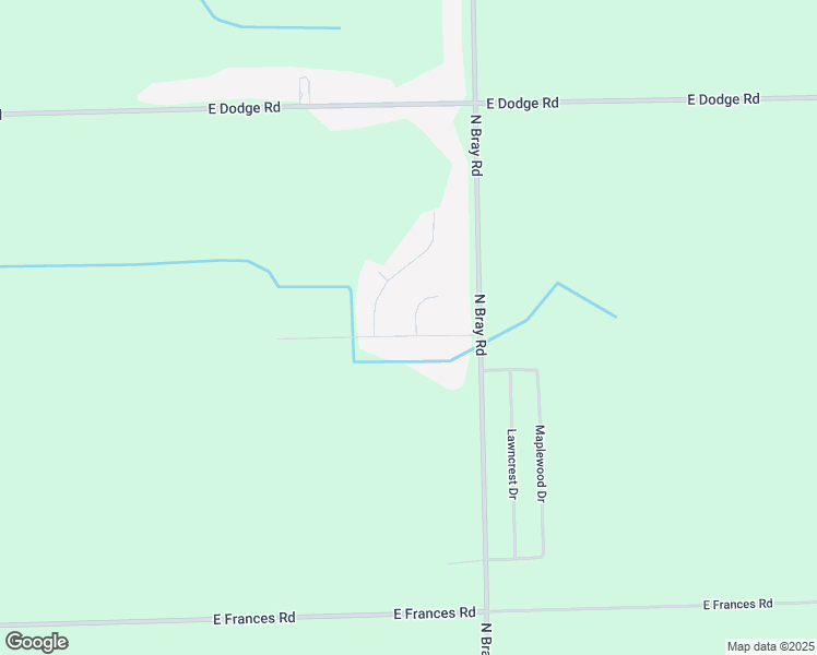 map of restaurants, bars, coffee shops, grocery stores, and more near 2445 Valley Church Drive in Clio