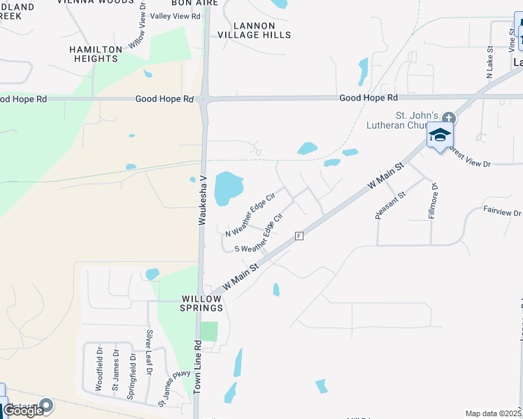 21721 North Weather Edge Circle, Lannon WI Walk Score