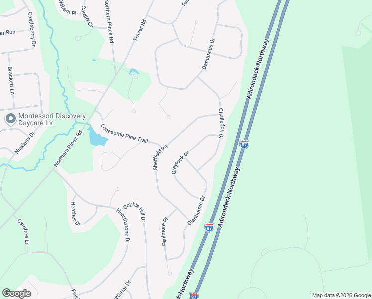 map of restaurants, bars, coffee shops, grocery stores, and more near 28 Greylock Drive in Gansevoort