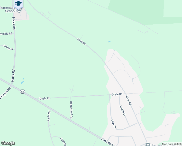 map of restaurants, bars, coffee shops, grocery stores, and more near 7715 River Road in Baldwinsville