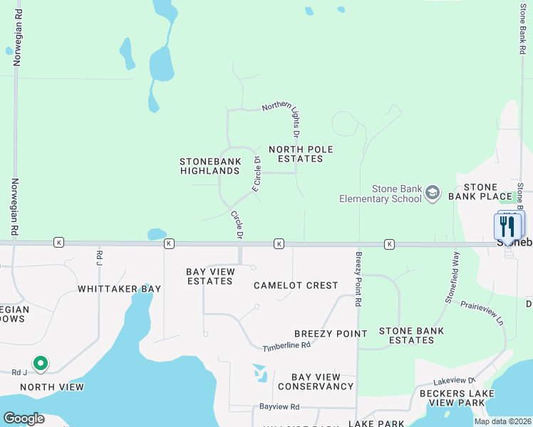 map of restaurants, bars, coffee shops, grocery stores, and more near N68W34296 Keats Circle in Oconomowoc