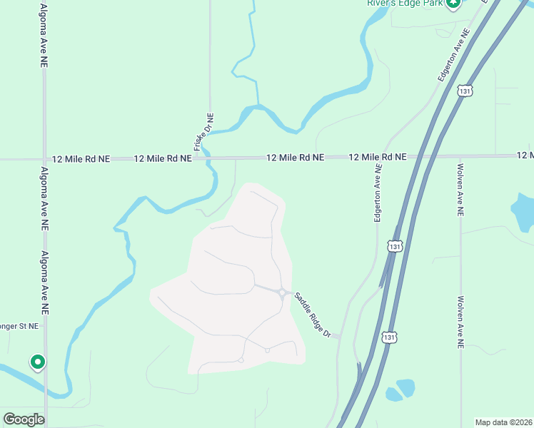 map of restaurants, bars, coffee shops, grocery stores, and more near 9896 Sunset Ridge Drive Northeast in Rockford