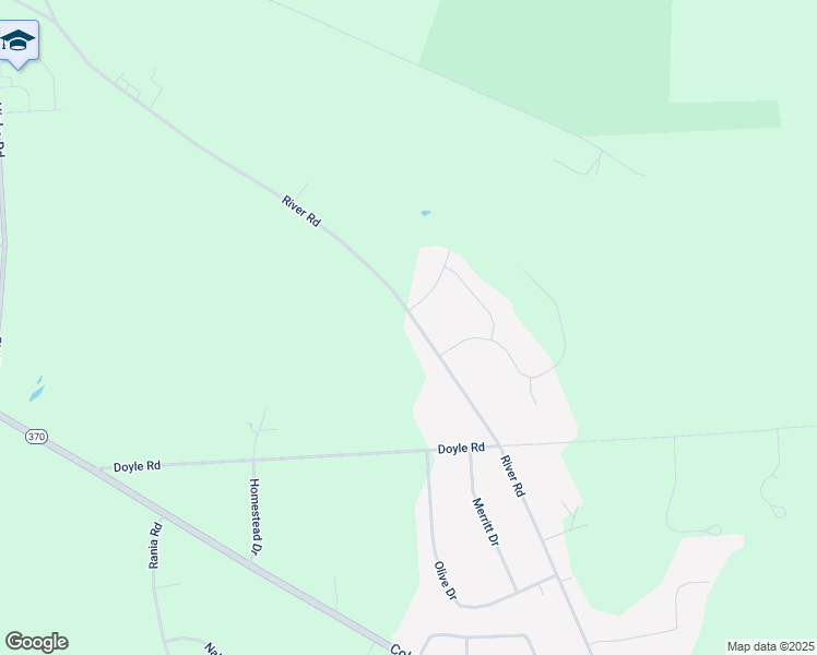 map of restaurants, bars, coffee shops, grocery stores, and more near 7709 River Road in Baldwinsville