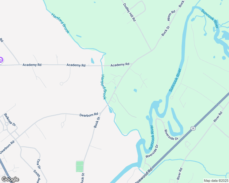 map of restaurants, bars, coffee shops, grocery stores, and more near 326 Buck Street in Pembroke