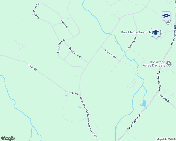 map of restaurants, bars, coffee shops, grocery stores, and more near 59 White Rock Hill Road in Bow