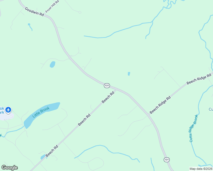 map of restaurants, bars, coffee shops, grocery stores, and more near 167 Goodwin Road in Eliot