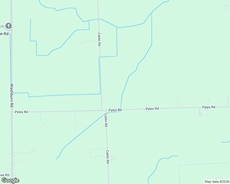 map of restaurants, bars, coffee shops, grocery stores, and more near 4038 Catlin Road in Columbiaville