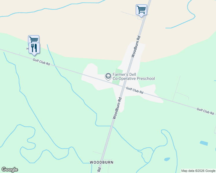 map of restaurants, bars, coffee shops, grocery stores, and more near 1055 Golf Club Road in Hamilton