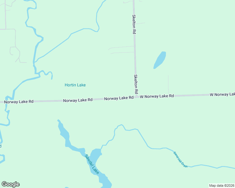 map of restaurants, bars, coffee shops, grocery stores, and more near 712 Norway Lake Road in Columbiaville