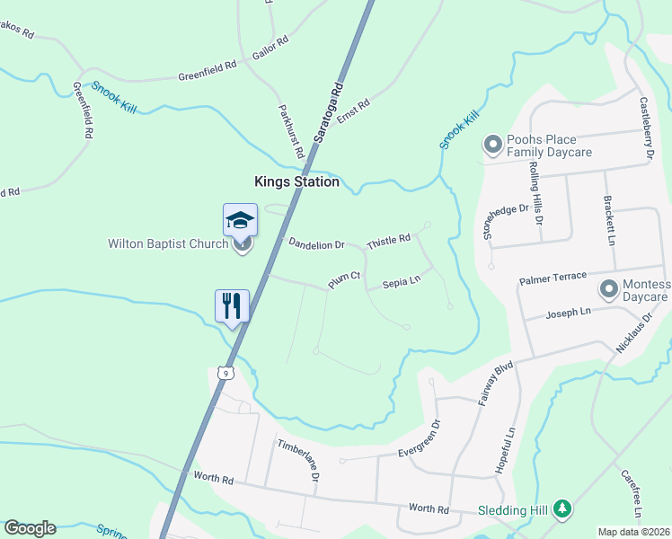 map of restaurants, bars, coffee shops, grocery stores, and more near 5 Plum Court in Gansevoort