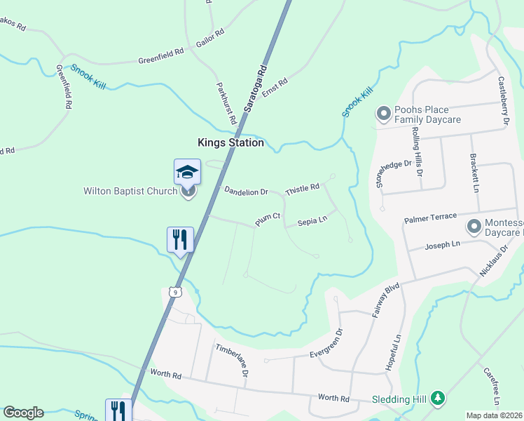 map of restaurants, bars, coffee shops, grocery stores, and more near 5 Plum Court in Gansevoort