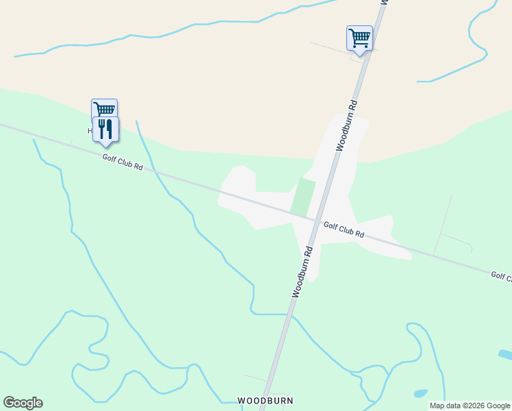 map of restaurants, bars, coffee shops, grocery stores, and more near 1103 Golf Club Road in Hamilton