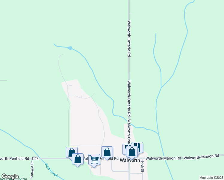 map of restaurants, bars, coffee shops, grocery stores, and more near in Walworth