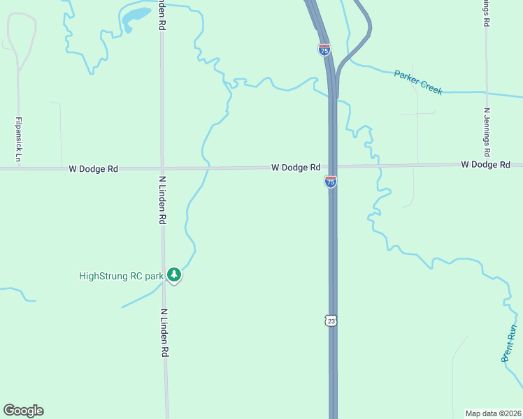 map of restaurants, bars, coffee shops, grocery stores, and more near 4363 West Dodge Road in Clio