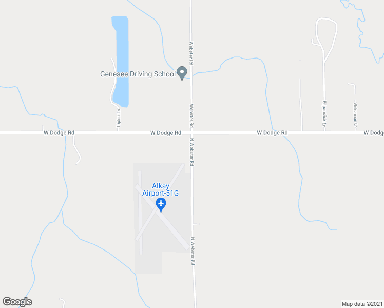 map of restaurants, bars, coffee shops, grocery stores, and more near 9473 North Webster Road in Clio