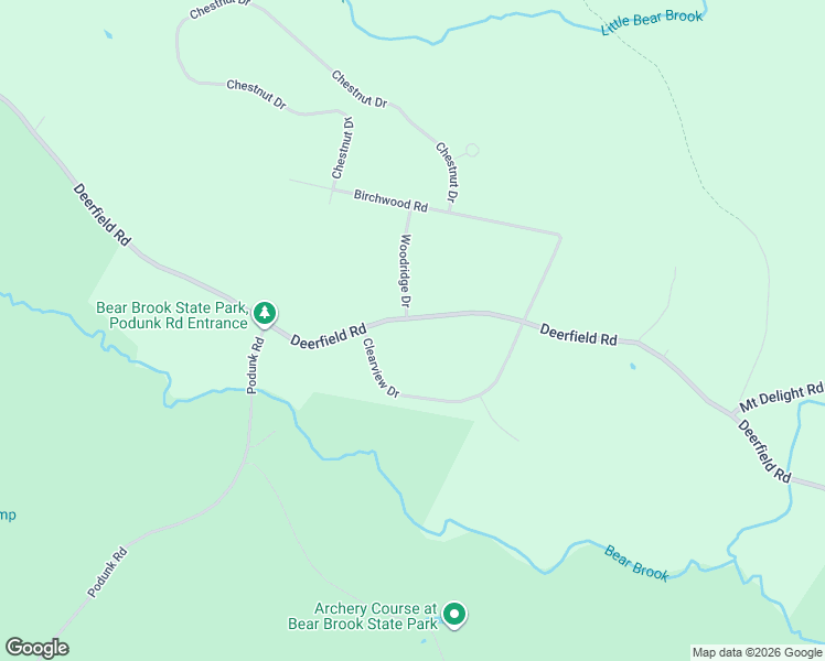 map of restaurants, bars, coffee shops, grocery stores, and more near 368 Deerfield Road in Allenstown
