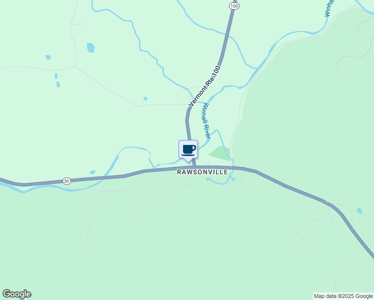 map of restaurants, bars, coffee shops, grocery stores, and more near 67 Vermont Route 100 in Jamaica