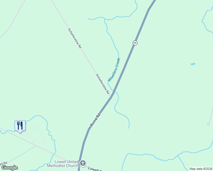 map of restaurants, bars, coffee shops, grocery stores, and more near 5888 Schieferstine Road in Rome