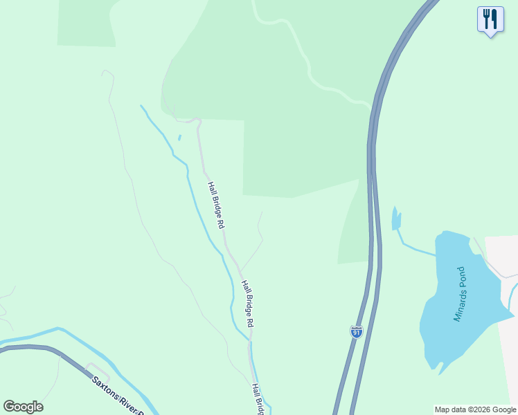 map of restaurants, bars, coffee shops, grocery stores, and more near 26 Babbitt Road in Town of Rockingham
