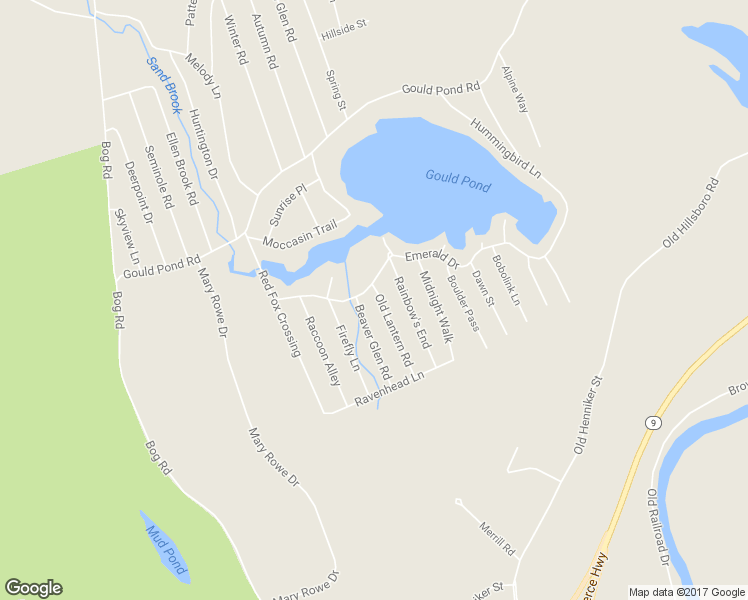 map of restaurants, bars, coffee shops, grocery stores, and more near 3 Old Lantern Road in Hillsboro