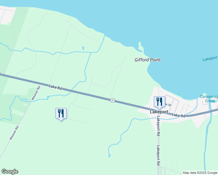 map of restaurants, bars, coffee shops, grocery stores, and more near 216 Marine View Drive in Chittenango