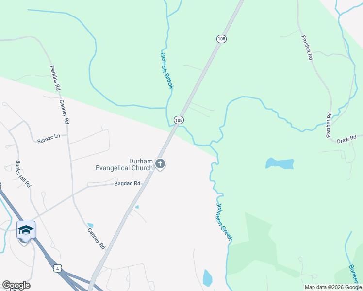 map of restaurants, bars, coffee shops, grocery stores, and more near 118 Dover Road in Durham