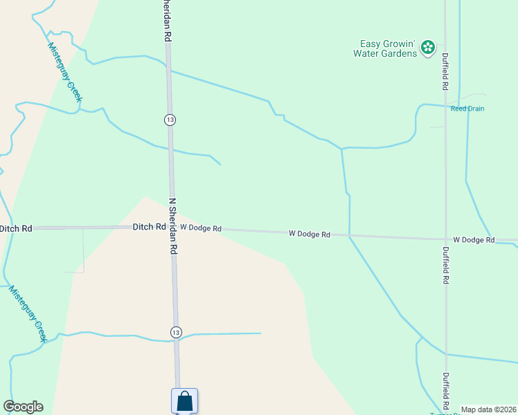 map of restaurants, bars, coffee shops, grocery stores, and more near 12364 Dodge Road in Montrose