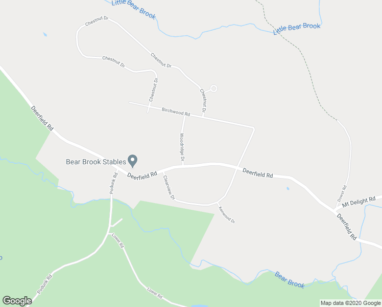 map of restaurants, bars, coffee shops, grocery stores, and more near 368 Deerfield Road in Allenstown