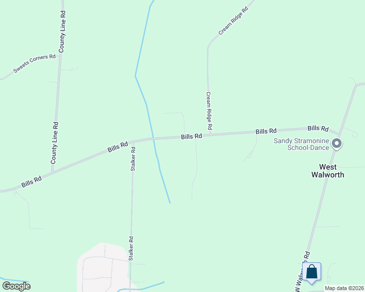 map of restaurants, bars, coffee shops, grocery stores, and more near 411 Bills Road in Macedon