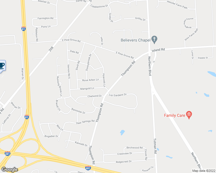map of restaurants, bars, coffee shops, grocery stores, and more near 6087 Marigold Lane in Cicero
