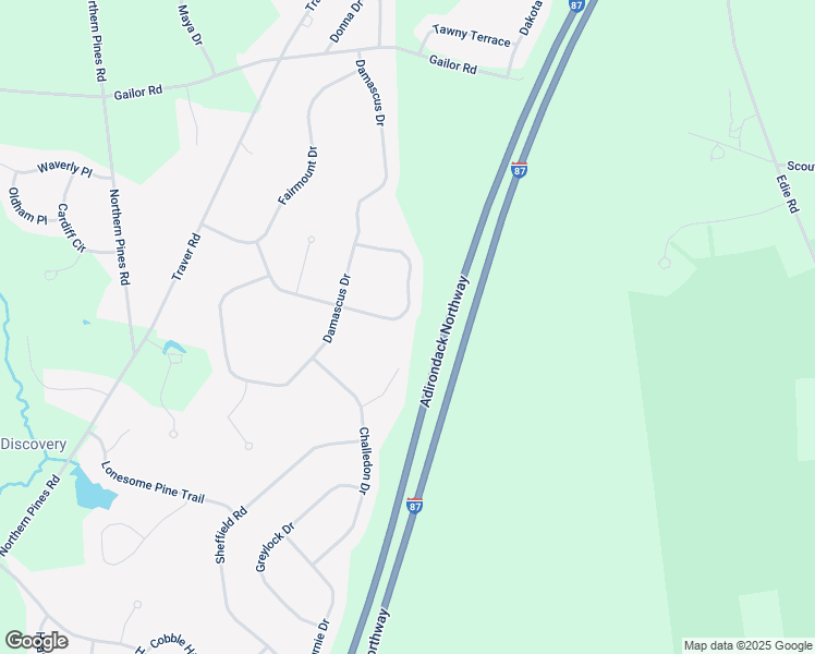 map of restaurants, bars, coffee shops, grocery stores, and more near 30 Whirlaway Boulevard in Gansevoort