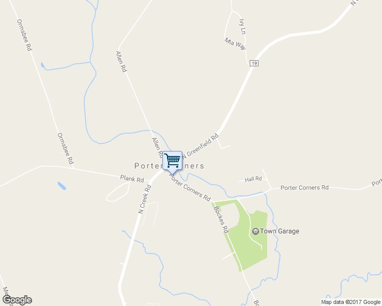 map of restaurants, bars, coffee shops, grocery stores, and more near 348 North Greenfield Road in Porter Corners