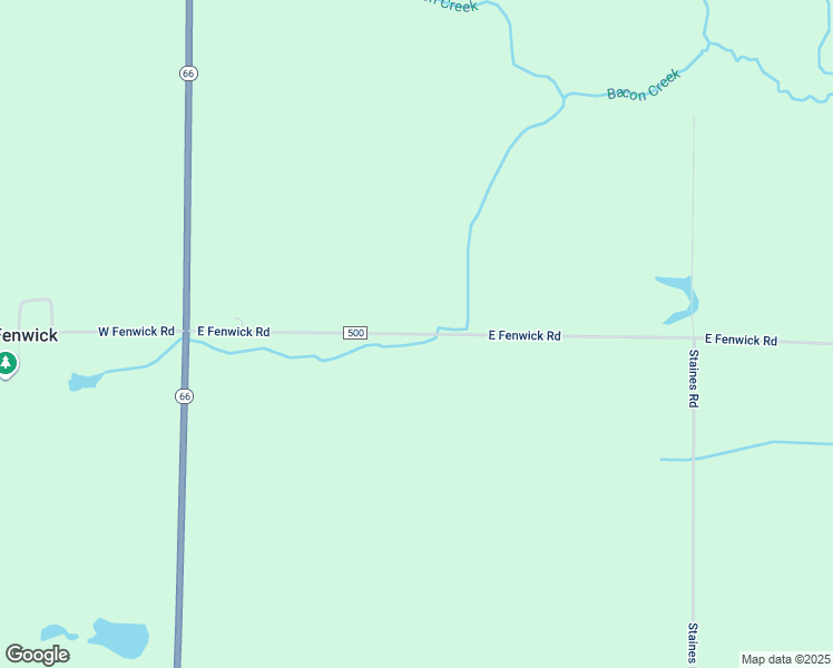 445 East Fenwick Road, Fenwick MI Walk Score