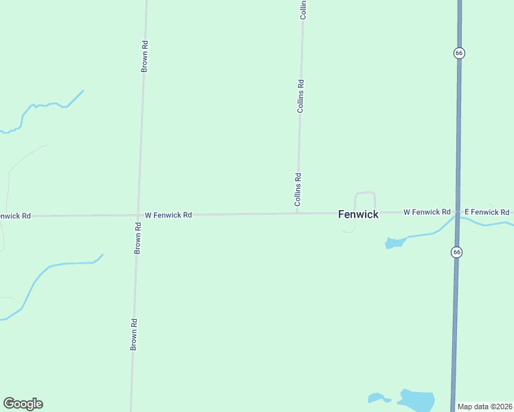 map of restaurants, bars, coffee shops, grocery stores, and more near 628 West Fenwick Road in Fenwick