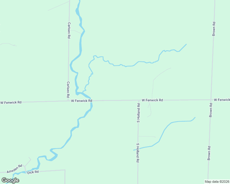 map of restaurants, bars, coffee shops, grocery stores, and more near 1720 West Fenwick Road in Fenwick