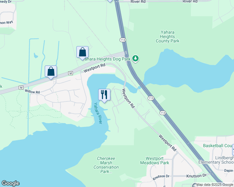 map of restaurants, bars, coffee shops, grocery stores, and more near 5339 Lighthouse Bay Drive in Madison