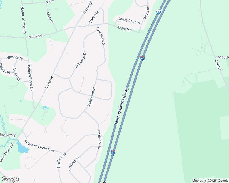 map of restaurants, bars, coffee shops, grocery stores, and more near 40 Whirlaway Boulevard in Gansevoort