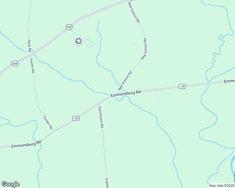 map of restaurants, bars, coffee shops, grocery stores, and more near 123 Red School Road in Salisbury Center