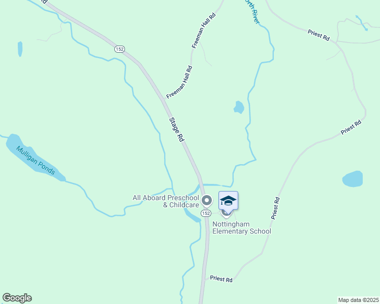 map of restaurants, bars, coffee shops, grocery stores, and more near 259 Stage Road in Nottingham